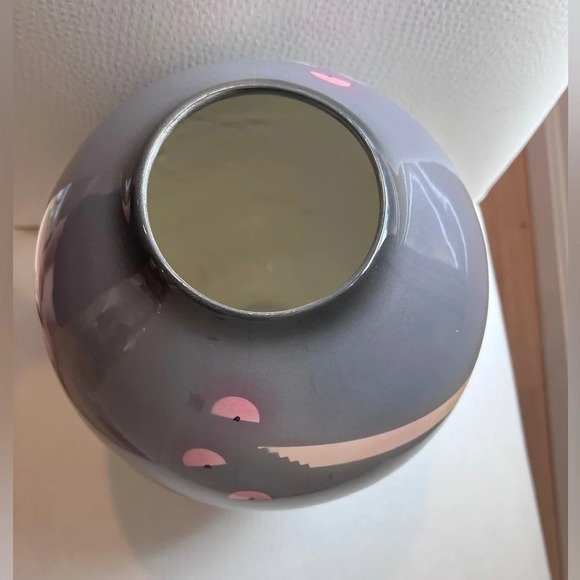 Vintage ceramic vase 1980s contemporary Signed Harris & Stiles 1983 - Picture 5 of 7